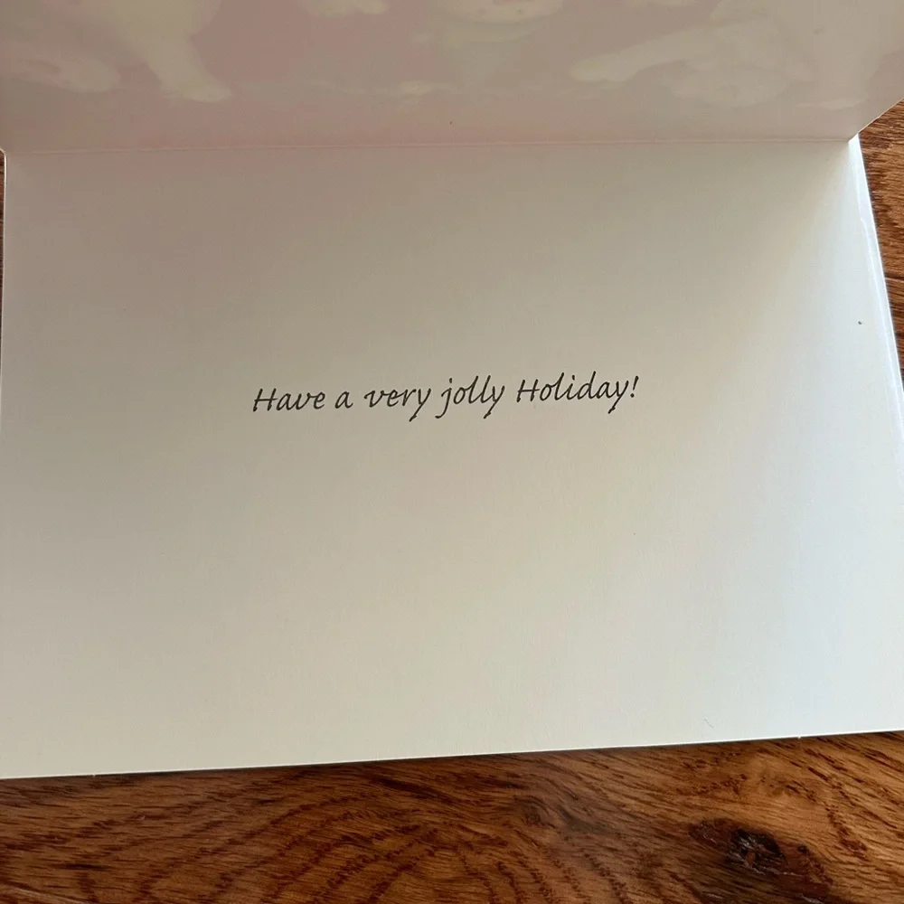 New 10 of Holiday Cards “3 Happy Snowman” with envelopes.